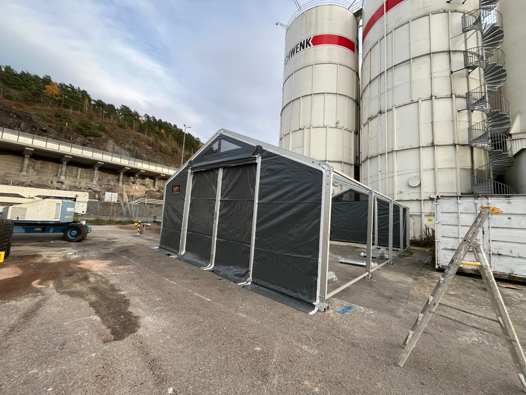 Arbeidstelt 7 m bredde – flere lengder
