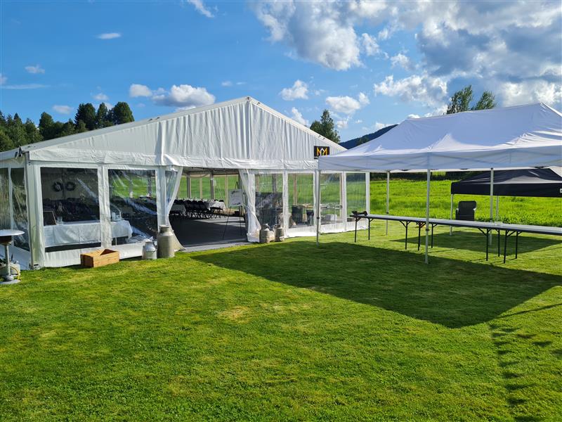 Partytelt PRO Bredde 5m - flere lengder