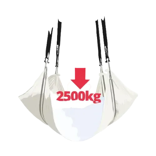Snøseil 6 x 4,2 m - PP, 2500 kg løftekapasitet