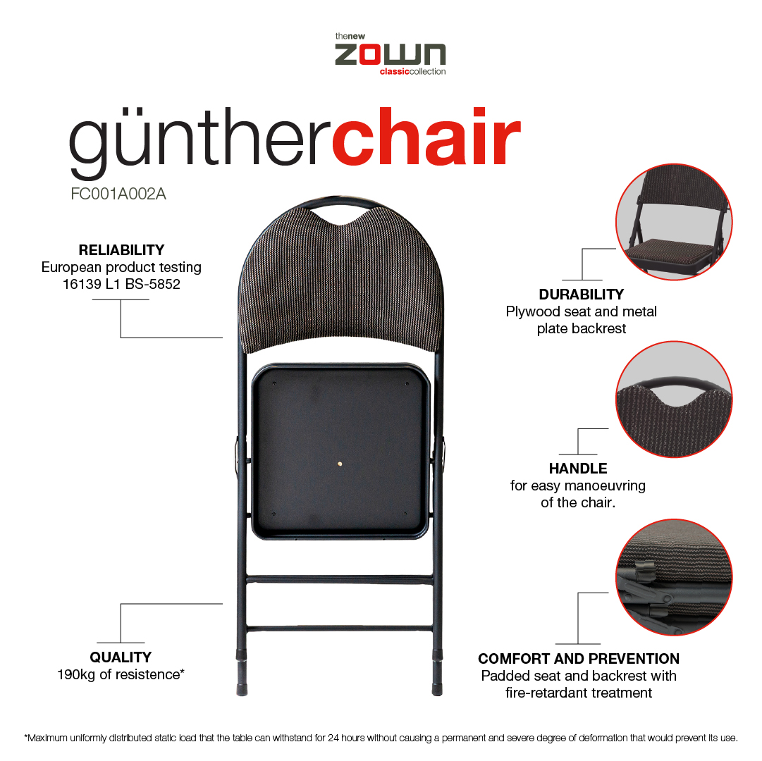 Günther stol – Elegant og robust stol med behagelig polstring