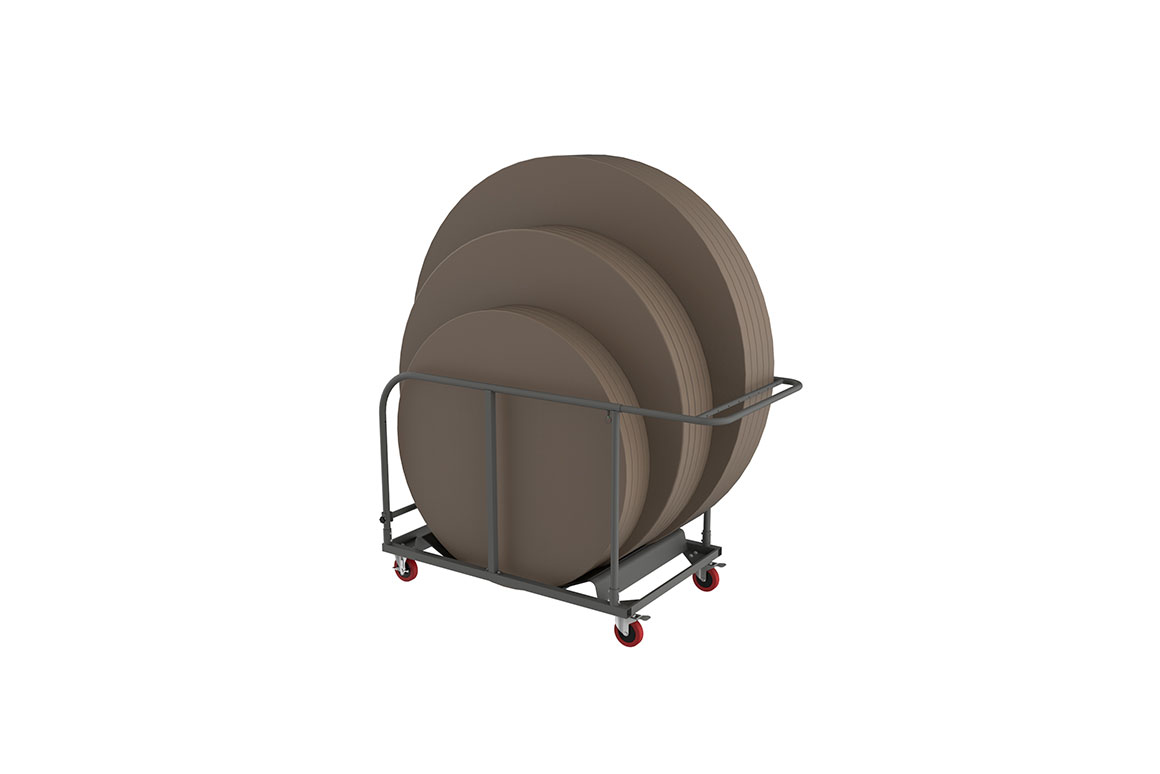 Planet tralle for runde bord