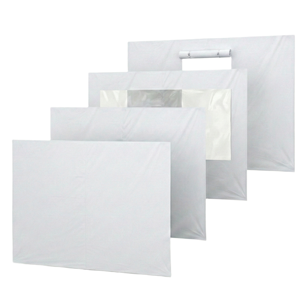 QuickUp veggsett Strong 3x3 m (2 vindu/1 tett/1 dør)