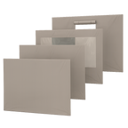 QuickUp veggsett Strong 3x6 m (3 vindu/2 tett/1 dør)