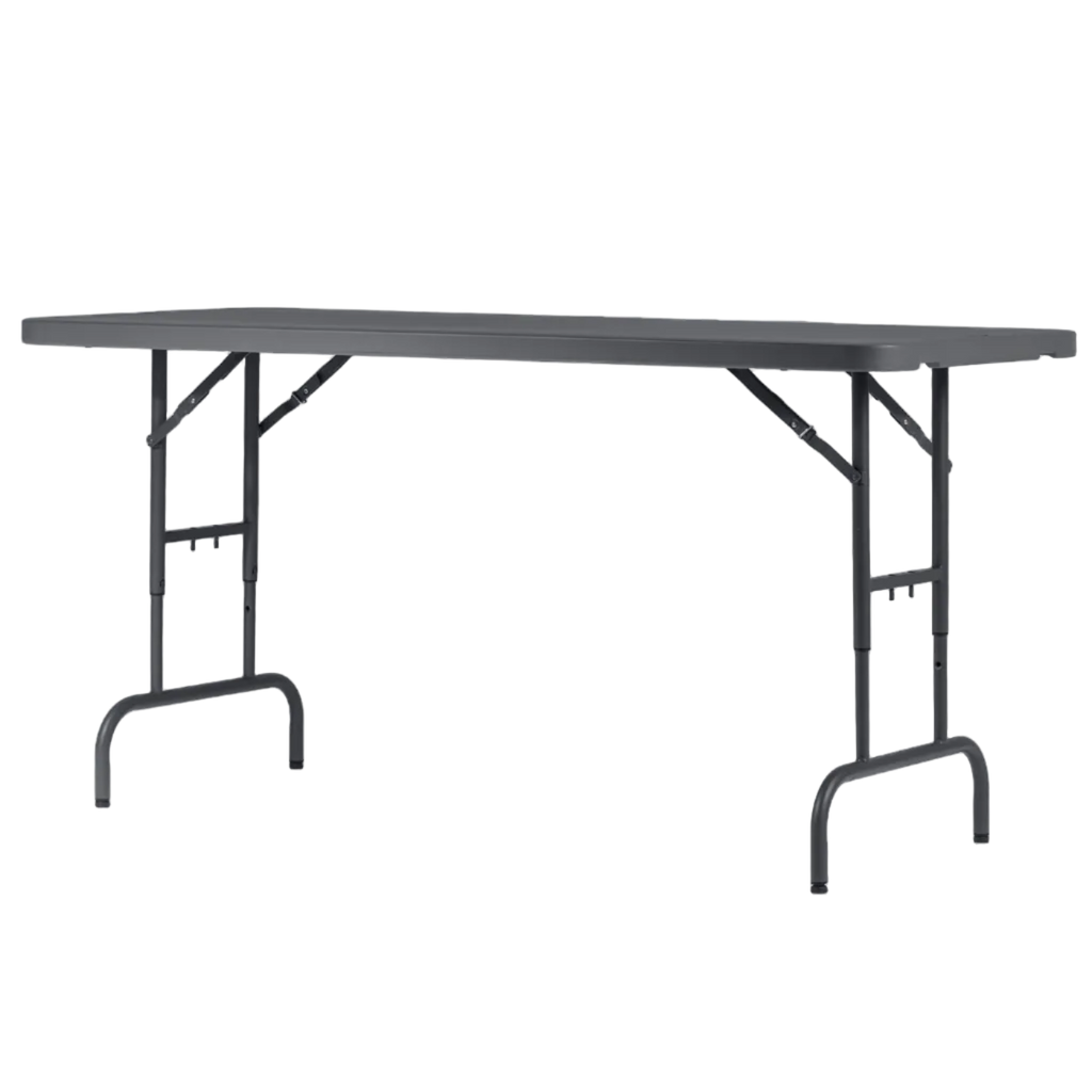 Arbeidsbord 180, justerbar høyde, bredde 75 cm